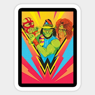 Macho Man Savage Supremacy Sticker